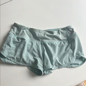 Lululemon Women's Mint Green Speed Up Shorts